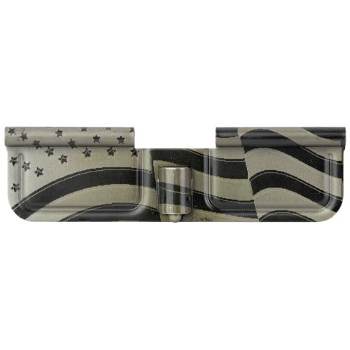 BATTLE ARMS Dust Cover Laser Eng Black AR-15 Waving American for sale at KYGUNCO.
