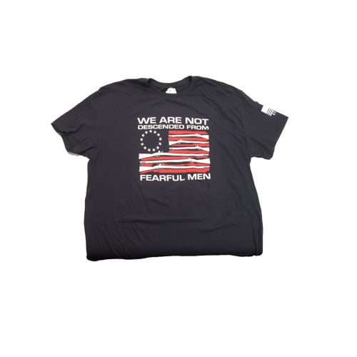 KYGUNCO We Are Not Descended SS T-Shirt - Navy - 3XL for sale at KYGUNCO.
