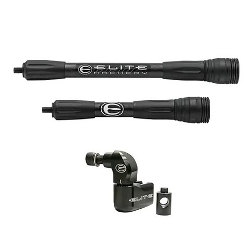 ELITE ARCHERY Carbon Micro Stabilizer Kit 8/10" - Black for sale at KYGUNCO.