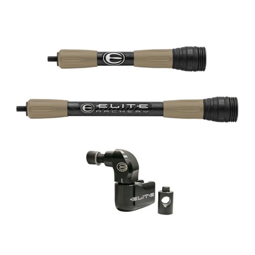 ELITE ARCHERY Carbon Micro Stabilizer Kit 8/10" - Mountain Tan for sale at KYGUNCO.