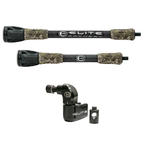 ELITE ARCHERY Carbon Micro Stabilizer Kit 8/10" TrueTimberStrata for sale at KYGUNCO.