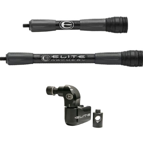 ELITE ARCHERY Carbon Stabilizer Kit 8/11" - Slate Grey for sale at KYGUNCO.