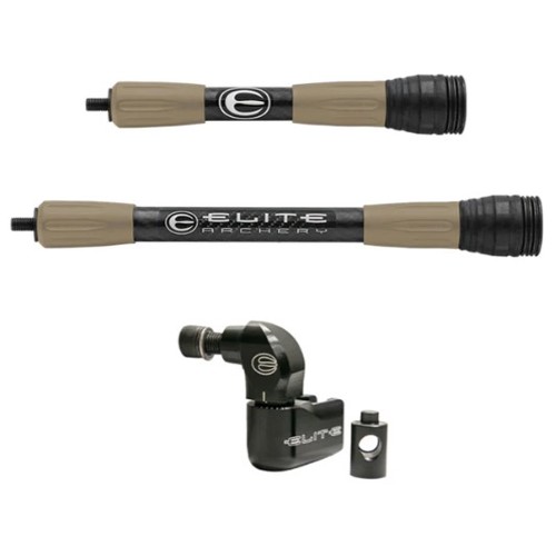 ELITE ARCHERY Carbon Stabilizer Kit 8/11" - Mountain Tan for sale at KYGUNCO.