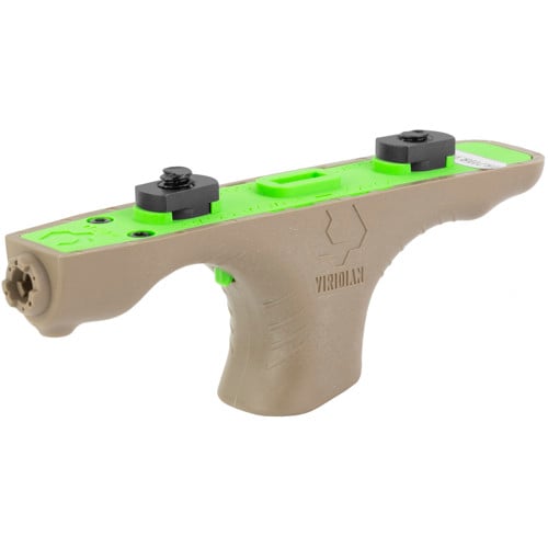 VIRIDIAN HS1 Hand Stop w/ Green Laser M-LOK Mounting FDE for sale at KYGUNCO.