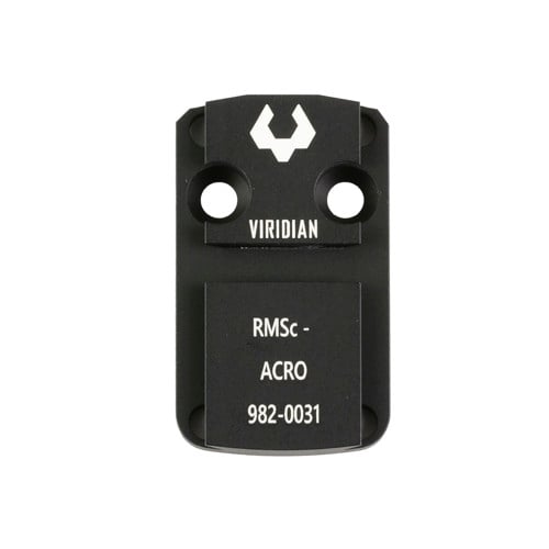 VIRIDIAN RMSc Adaptor Plate fits RFX Green Dot Black for sale at KYGUNCO.