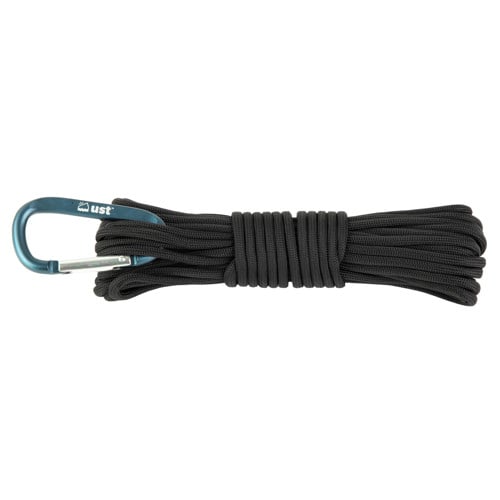 UST Para 550 Utility Cord 30 Foot 100% Nylon Black for sale at KYGUNCO.