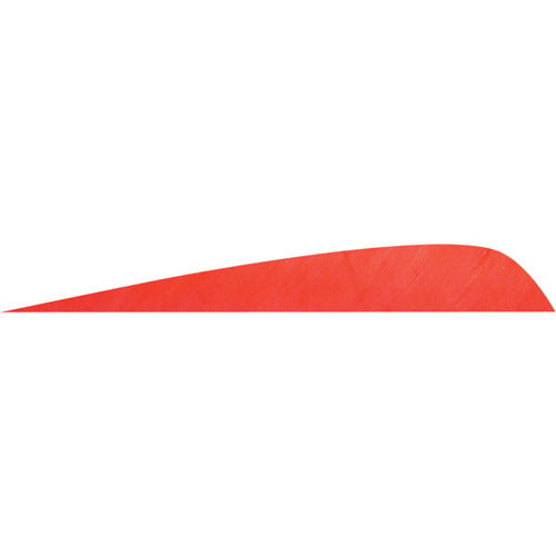GATEWAY FEATHERS 4' PARABOLIC FEATHERS LEFT WING RED 50PK for sale at KYGUNCO.