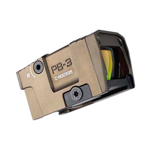 LEAD & STEEL Pandora PB3 FDE 1x21 mmx17 mm 3 MOA Red Dot for sale at KYGUNCO.