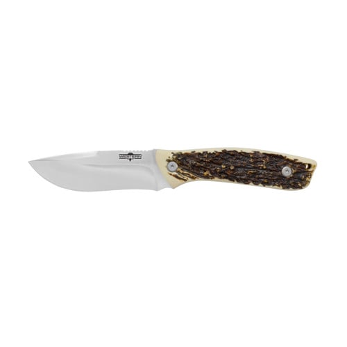 CAMILLUS KNIVES Western Crosstrail Plain Edge Faux Stag Slvr 4.25" for sale at KYGUNCO.