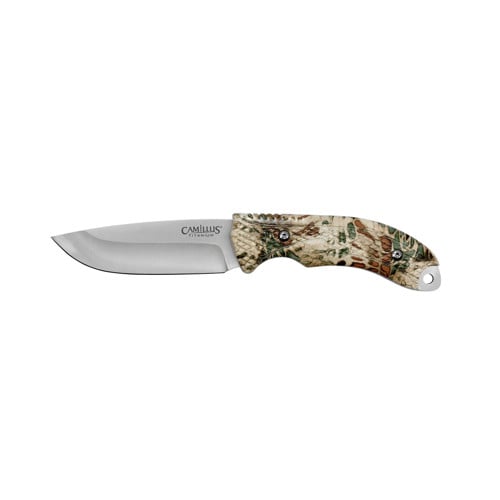 CAMILLUS KNIVES Inflame Plain Edge Brown/Tan ABS Grip 3.25" for sale at KYGUNCO.
