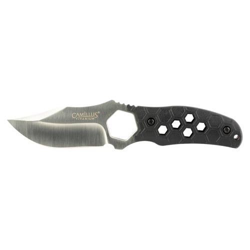 CAMILLUS KNIVES Comb Plain Edge Black GFN Satin/Silver 3.5" for sale at KYGUNCO.