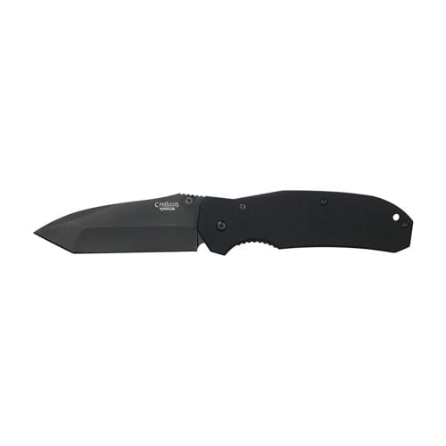 CAMILLUS KNIVES Tanto Plain Edge Black G-10 3.5" VG10 Liner Lock for sale at KYGUNCO.