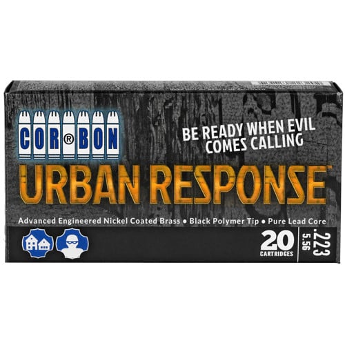 CORBON AMMO 223 Rem 55Gr Urban Response JHP 20rd for sale at KYGUNCO.