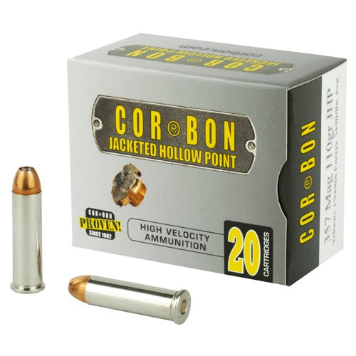 CORBON AMMO 357 Mag 110Gr Self Defense JHP 20rd for sale at KYGUNCO.
