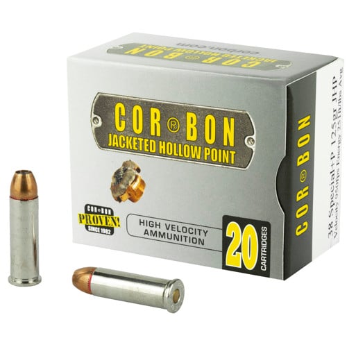 CORBON AMMO 38 Special 125Gr Self Defense JHP +P 20rd for sale at KYGUNCO.