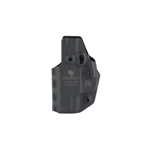 CRUCIAL CONCEALMENT Covert IWB Ambi Kydex Black Fits Ruger Max-9 for sale at KYGUNCO.