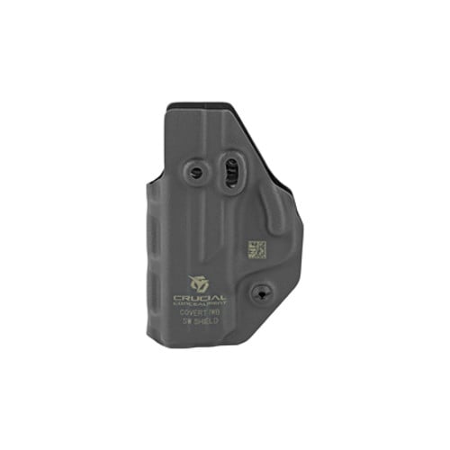 CRUCIAL CONCEALMENT Covert IWB Ambi Kydex Black Fits S&W Shield 9/40 for sale at KYGUNCO.