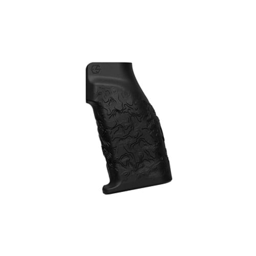 EDGAR SHERMAN Granite Grip Topo Texture Fits AR Platform Black for sale at KYGUNCO.