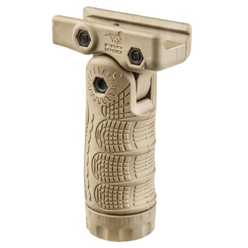 FAB DEFENSE T-FL 7 Position Vert Folding Foregrip Pict FDE for sale at KYGUNCO.