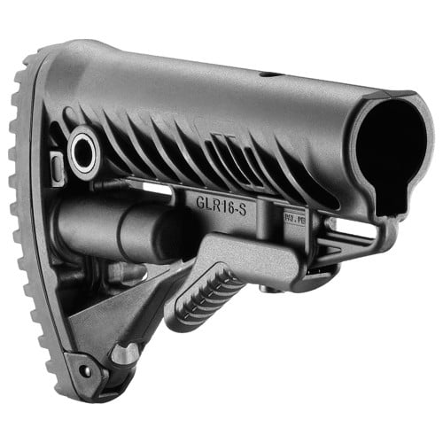 FAB DEFENSE GLR-16 Stock w/Battery Storage AR Rifles Black for sale at KYGUNCO.