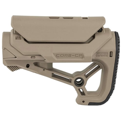 FAB DEFENSE GCCP AR-15 Buttstock Compact Design FDE for sale at KYGUNCO.