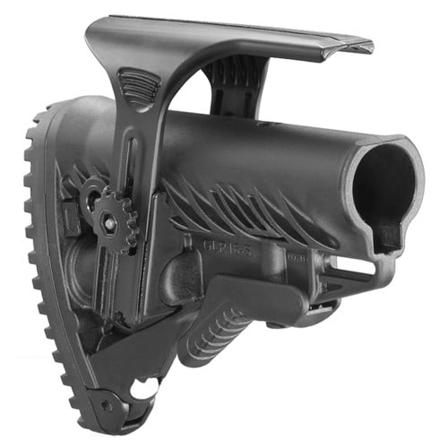 FAB DEFENSE Tactical Buttstock w/Adj Cheek Rest AR Rifles Blk for sale at KYGUNCO.