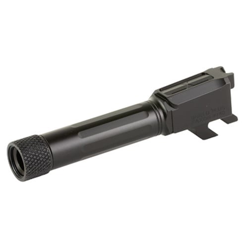 FAXON FIREARMS Match Barrel 9mm 3.7" 1:10 Straight Fluted Black for sale at KYGUNCO.