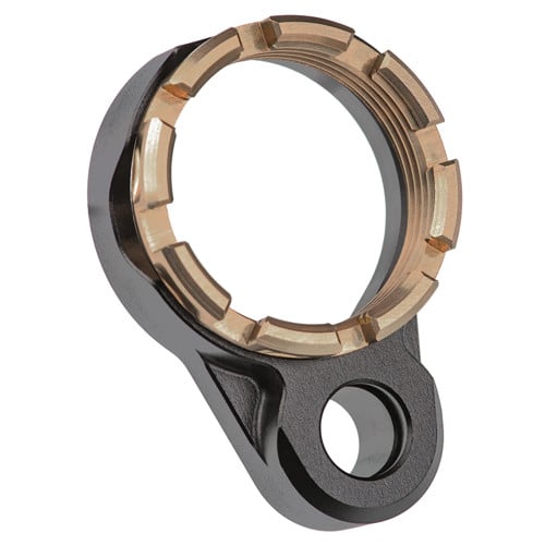FORTIS MFG Light Weight K1 Castle Nut and End Plate Black/FDE for sale at KYGUNCO.