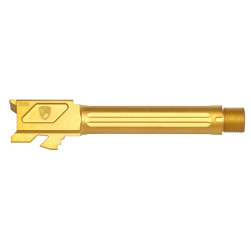 FORTIS MFG Match Grade Bbl 9mm 4.5" TB Glk19 G1-5/19X GoldTiN for sale at KYGUNCO.