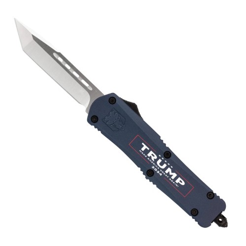 COBRATEC Medium Trump 2024 Blue FS-3 Tanto Not Serrated for sale at KYGUNCO.