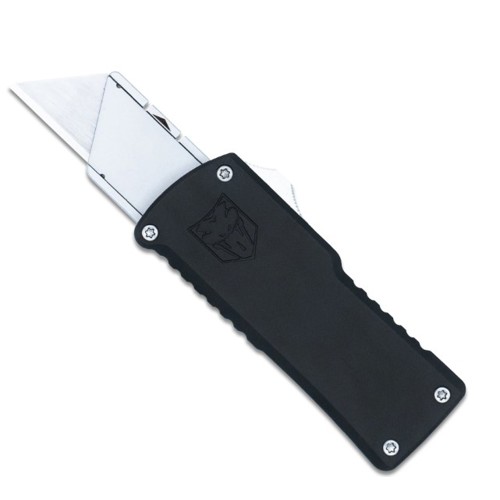 COBRATEC OTF Utility Knife Side Button Black for sale at KYGUNCO.