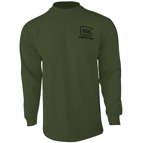 GLOCK Born in Austria Military Green Long Sleeve Small for sale at KYGUNCO.