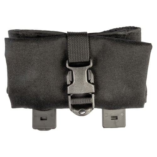 GREY GHOST GEAR Roll-Up Dump Pouch MOLLE Compatible Black for sale at KYGUNCO.