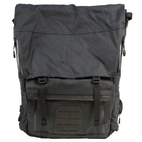 GREY GHOST GEAR Gypsy Backpack Waxed Canvas 17 Liters Black for sale at KYGUNCO.