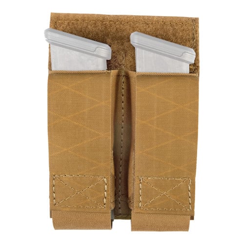 GREY GHOST GEAR Double Pistol Magna Mag Pouch Coyote Brown for sale at KYGUNCO.