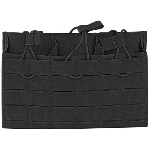 GREY GHOST GEAR Compact Triple Mag Panel 5.56 Mag Pouch Black for sale at KYGUNCO.