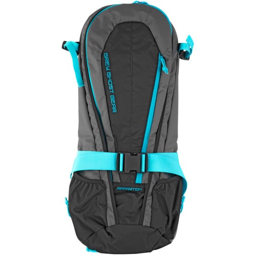 GREY GHOST GEAR Apparition SBR Bag Backpack Black w/ Cyan Zips for sale at KYGUNCO.