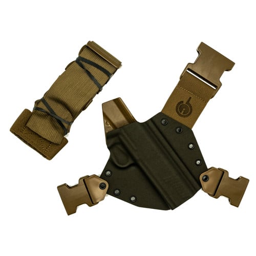 GUNFIGHTERSINC Kenai Chest Holster fits 5" 1911 Govt with Rail RH for sale at KYGUNCO.