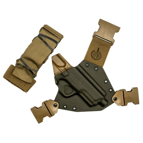 GUNFIGHTERSINC Kenai Chest Holster fits S&W M&P 9/40 4" Gray RH for sale at KYGUNCO.