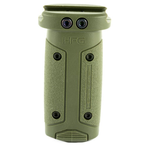 HERA USA HFG Vertical Front Grip fits AR-15 OD Green for sale at KYGUNCO.
