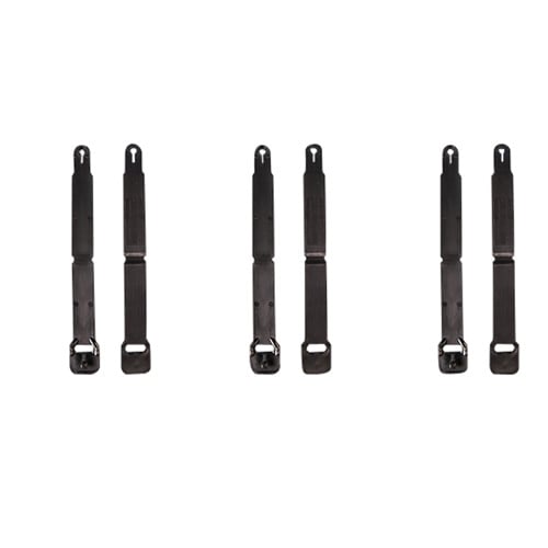 HIGH SPEED GEAR MOLLE Clips Short Black Injection Molded 12 Pack for sale at KYGUNCO.