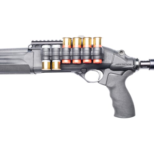 MESA TACTICAL SureShell 6-Shell Side Saddle 3 1/4" Rail Brt 1301 for sale at KYGUNCO.
