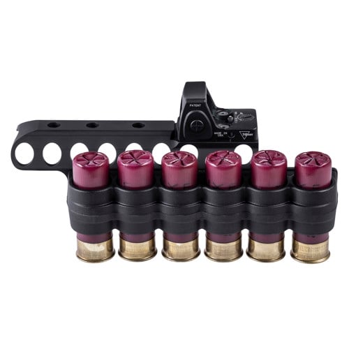 MESA TACTICAL SureShell 6-Shell Side Saddle w/Reflex Mount Black for sale at KYGUNCO.