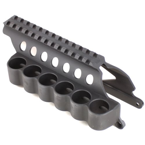 MESA TACTICAL 6-Shell Side Saddle 12Ga fits Rem 870 Black for sale at KYGUNCO.