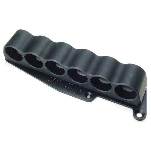 MESA TACTICAL 6-Shell Side Saddle 12Ga Rugged fits Rem 870 Black for sale at KYGUNCO.