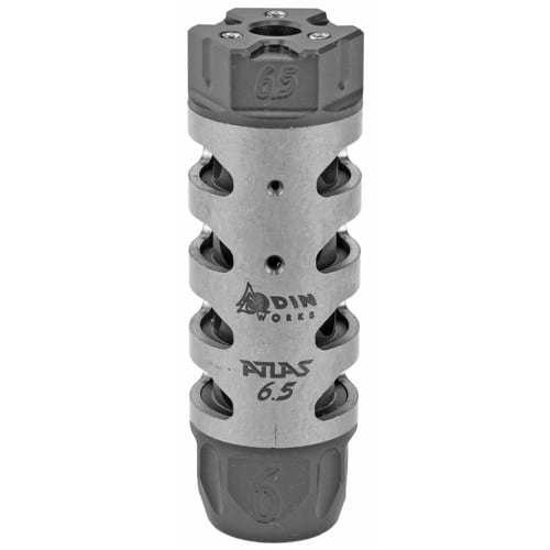 ODIN WORKS Atlas 6.5 Muzzle Brake 6.5mm or 6mm Cal 5/8-24 SS for sale at KYGUNCO.