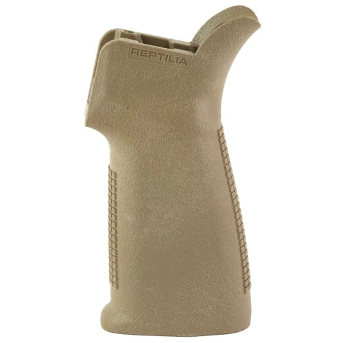 REPTILIA CQG Long Pistol Grip fits AR Rifles FDE for sale at KYGUNCO.