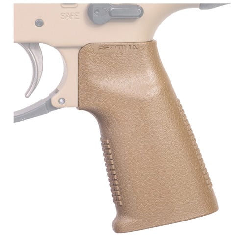 REPTILIA CQB (No Beavertail) Pistol Grip AR Rifles FDE for sale at KYGUNCO.
