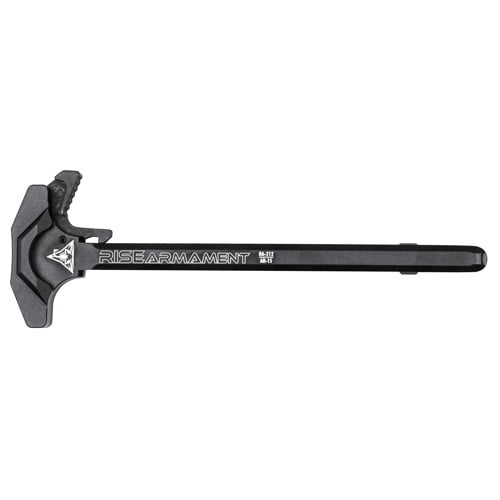 RISE ARMAMENT Extended Latch Charging Handle fits AR-15 Black for sale at KYGUNCO.