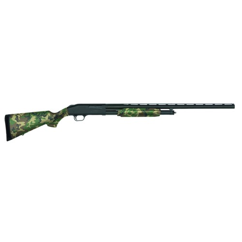 Mossberg 500 12 Gauge 28" 5rd - Woodland Synthetic for sale at KYGUNCO.